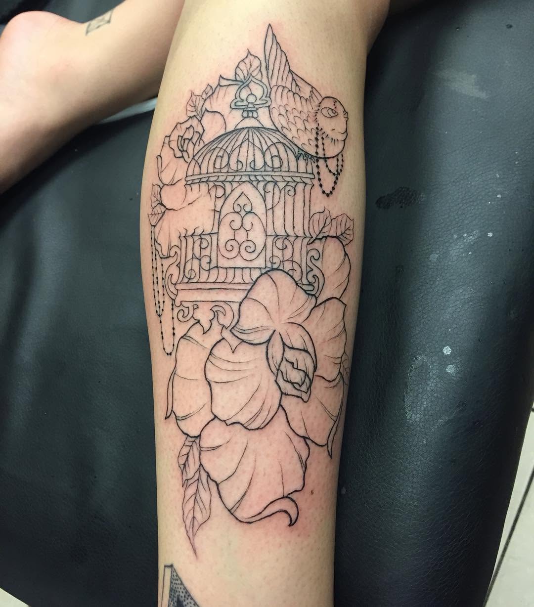 Tattoo by @chrisinkdup — illustrative