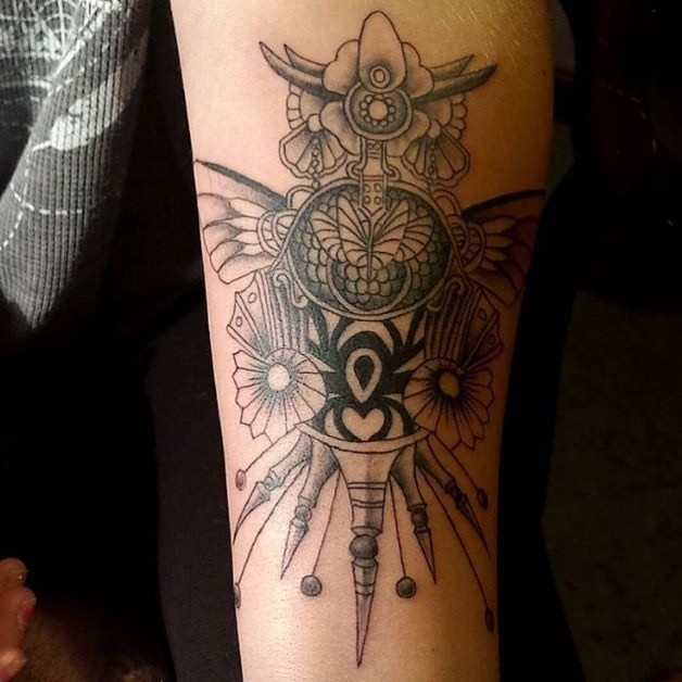 Tattoo by @chrisinkdup — geometric, ornamental