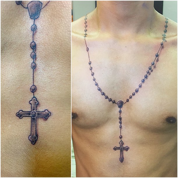 Tattoo by @chrisinkdup — black_and_grey, realism
