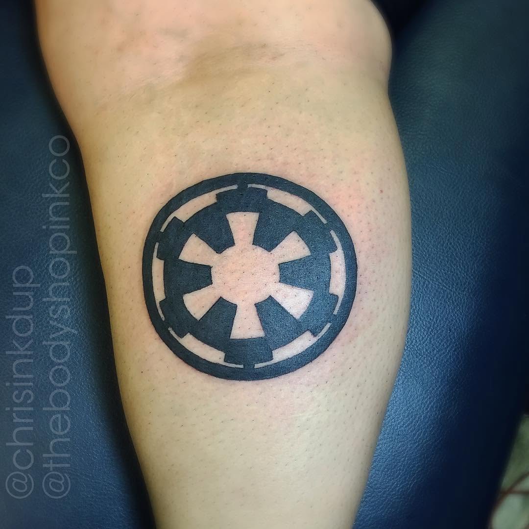 Tattoo by @chrisinkdup — blackwork