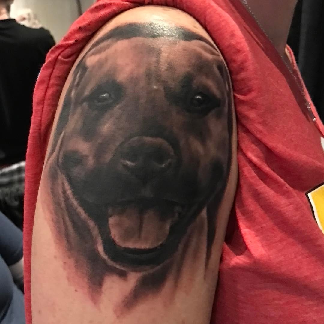 Tattoo by @gabesandy — realism, black_and_grey