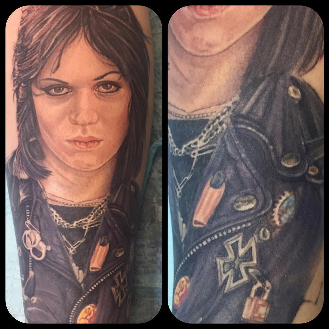 Tattoo by @stevepeacetattoos — realism, black_and_grey