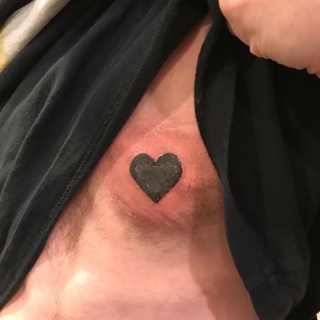 Tattoo by @beantowntats โ blackwork, minimalist