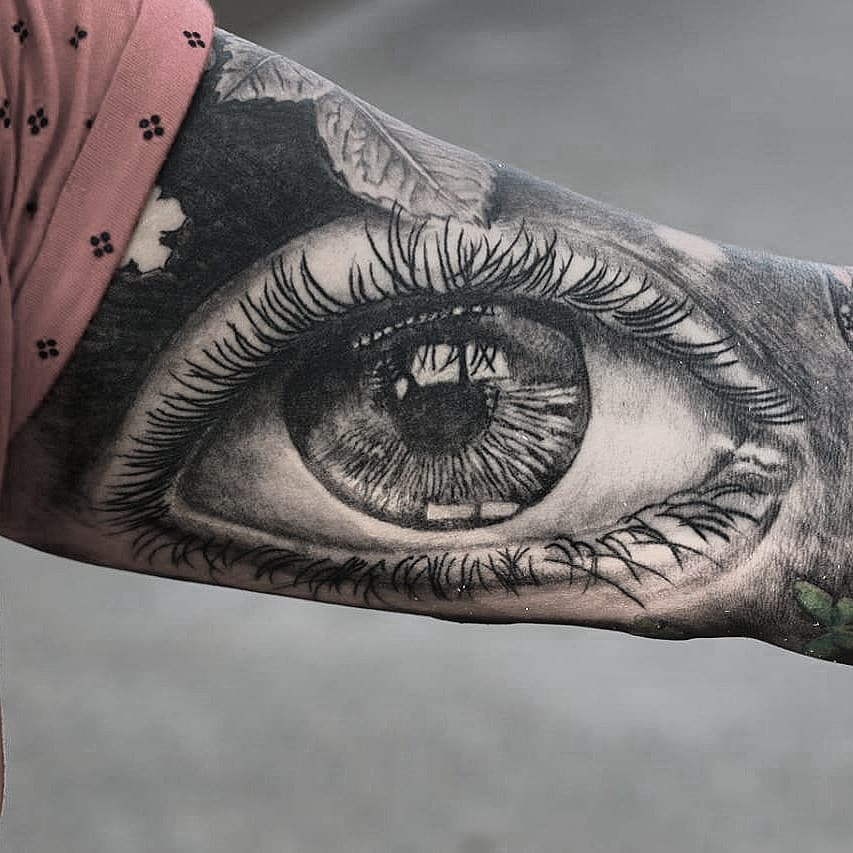 Tattoo work at Big Sky Tattoo Expo 2026