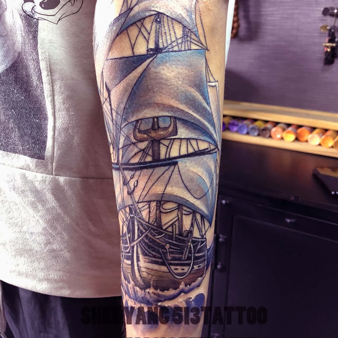 Tattoo by @zhongguoshenyang513tattoo — watercolor