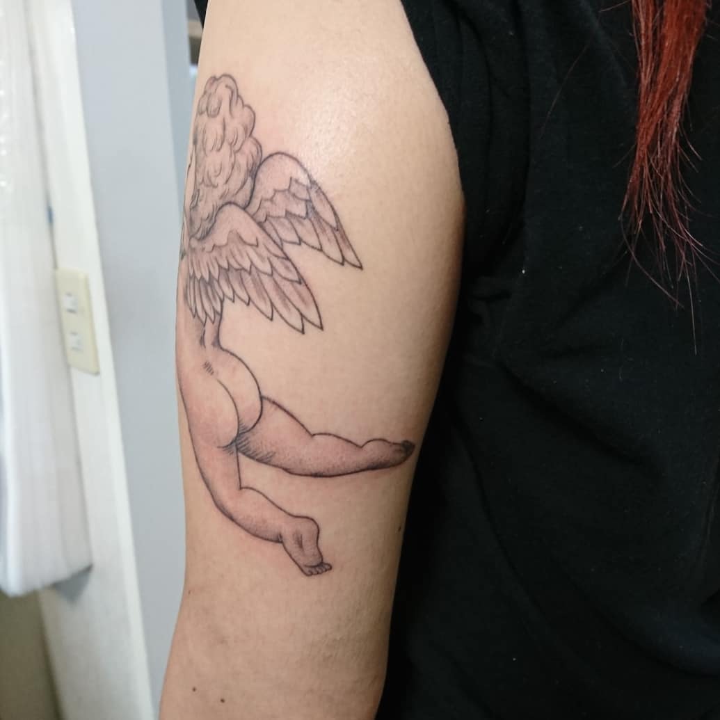Tattoo by @horiyamadaichi — black_and_grey