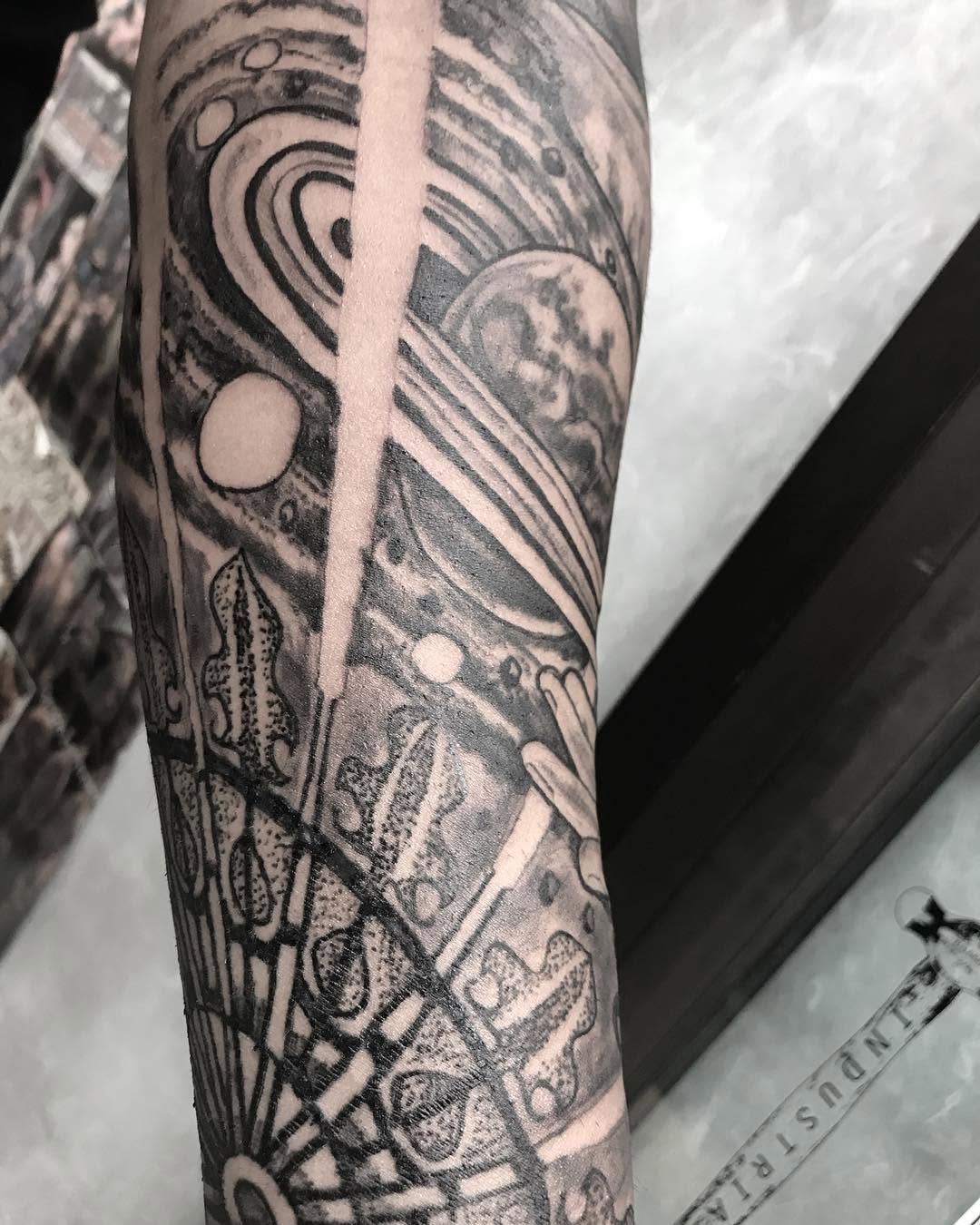 Tattoo by @kabirray11 — realism, black_and_grey