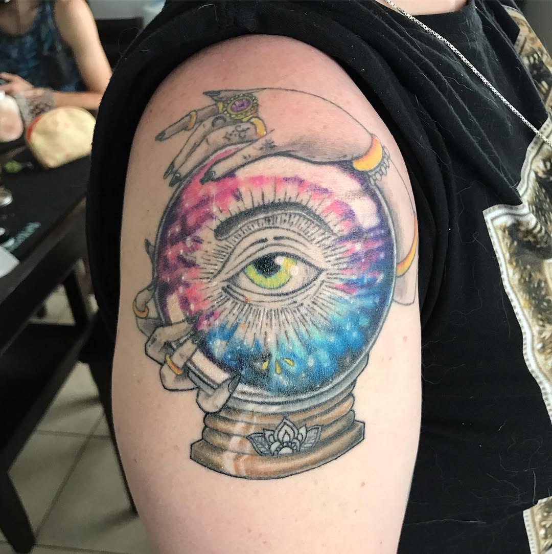 Tattoo by @chrisinkdup — illustrative, watercolor