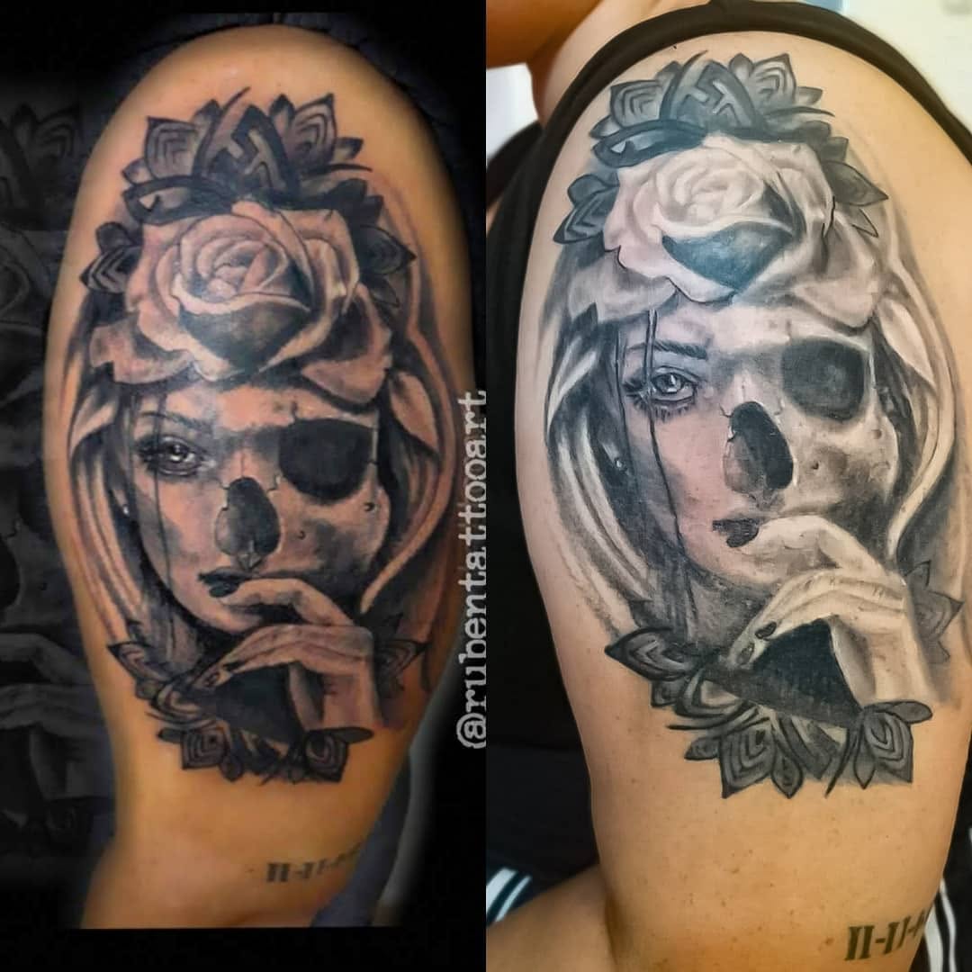 Tattoo by @212tattoomalaga — black_and_grey, realism