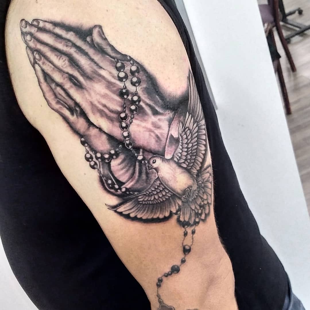 Tattoo by @blackbird_okinawa — realism, black_and_grey