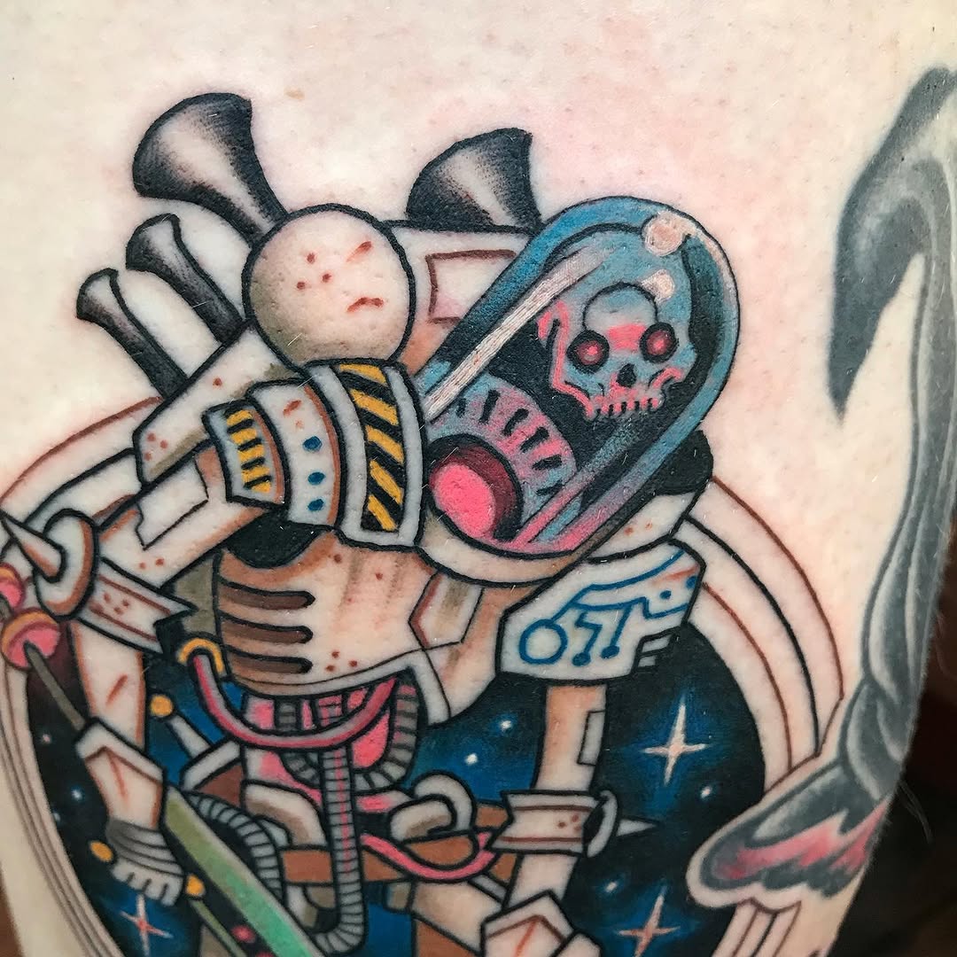 Tattoo by @wonkytiger β illustrative, new_school