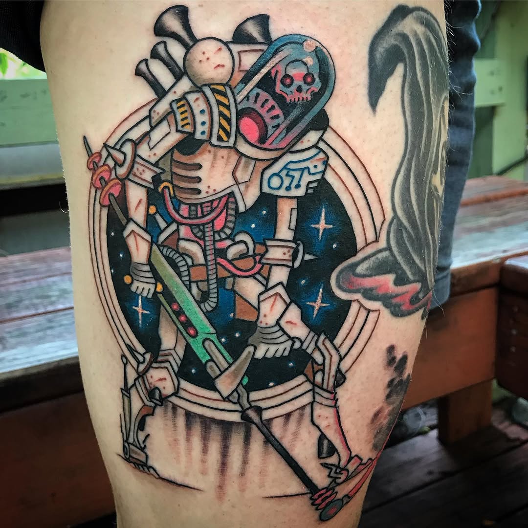 Tattoo by @wonkytiger β new_school, illustrative