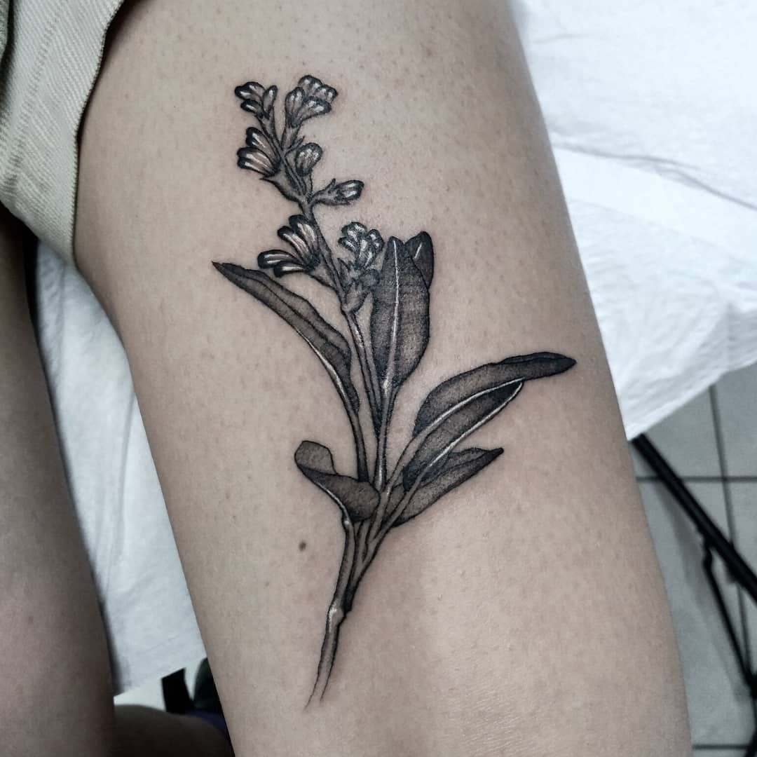 Tattoo by @blackbird_okinawa — realism, black_and_grey