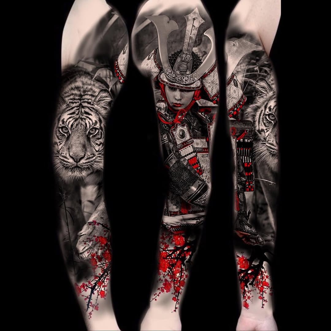 Tattoo by @sim_camillonitattoos โ realism, japanese_irezumi