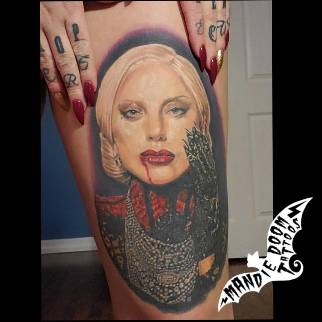 Tattoo by @mandiedoomtattoos — realism, dark_realism