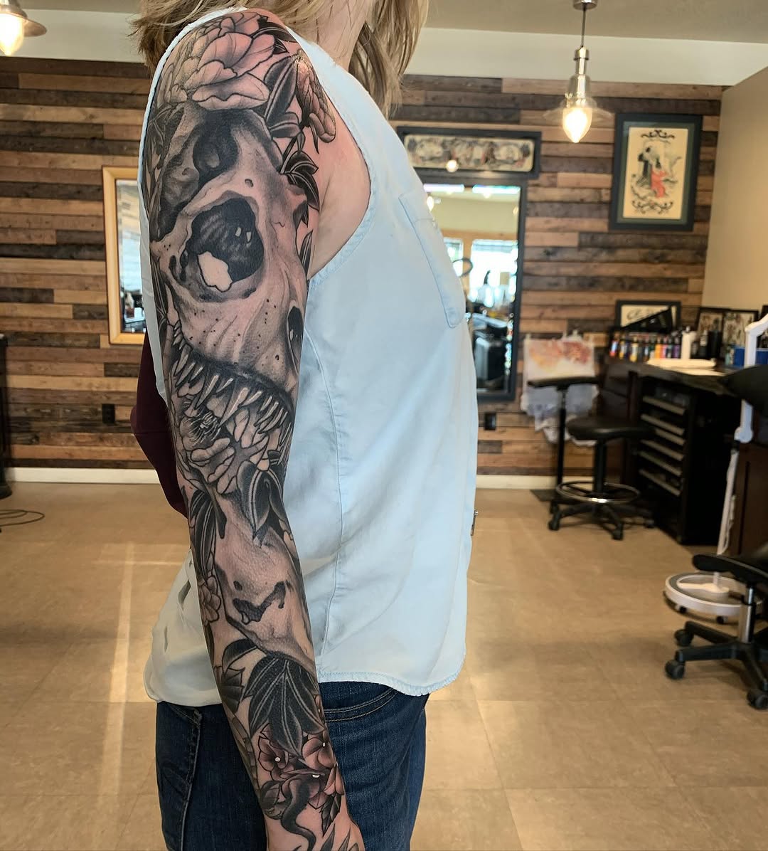 Tattoo by @kyleolson — black_and_grey, realism