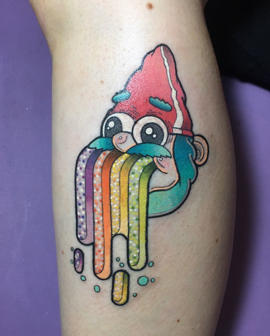 Tattoo by @shadowofjeff โ new_school, illustrative
