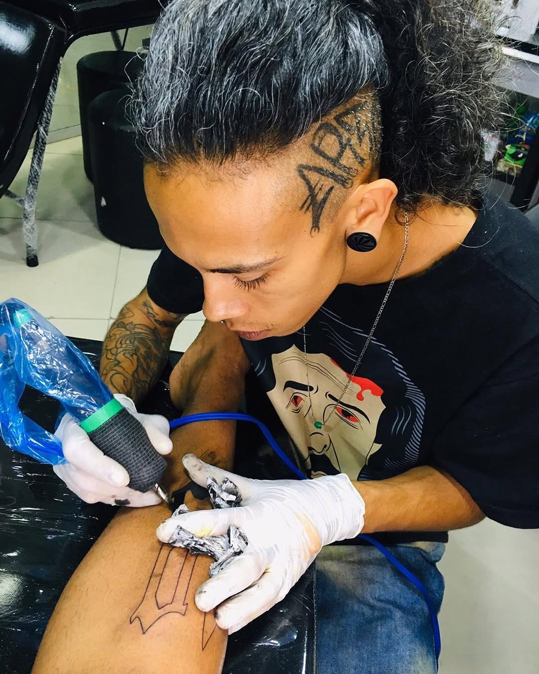 Tattoo by @primatattoo_021 — lettering_script, illustrative