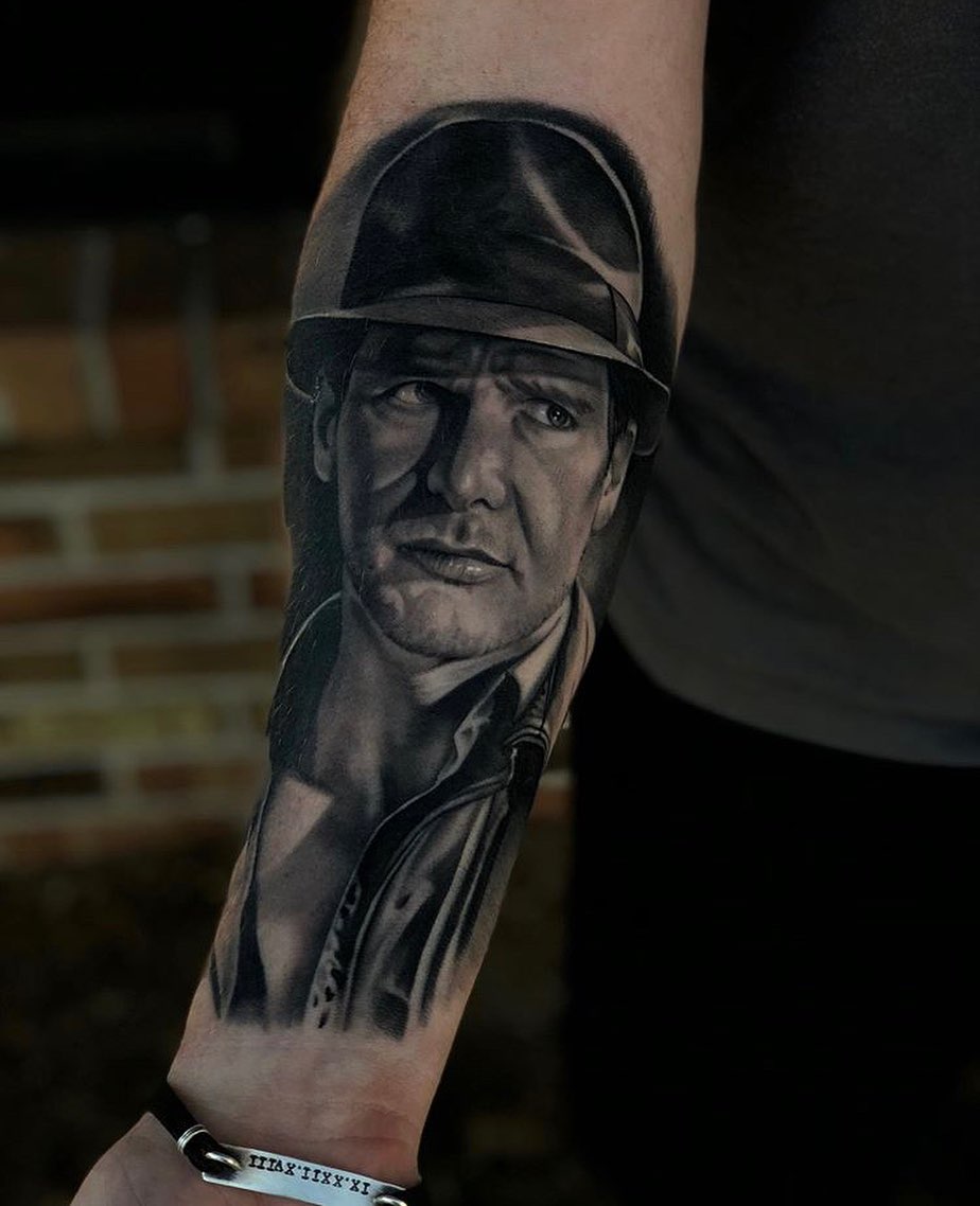 Tattoo by @kotytattoos — realism, black_and_grey
