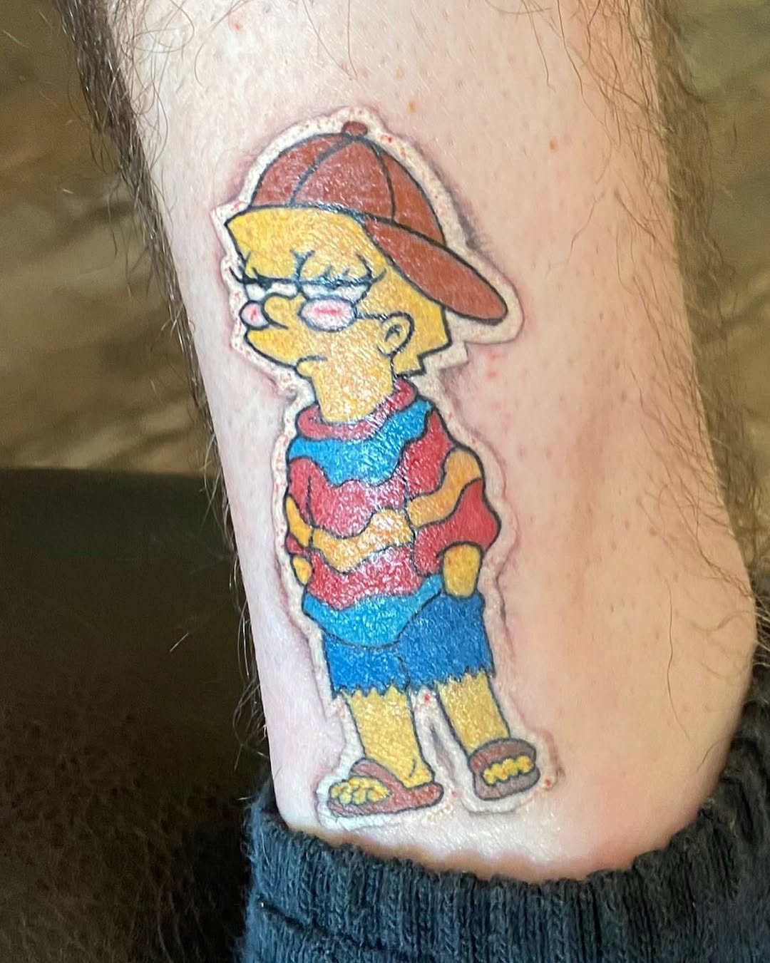 Tattoo by @chrisinkdup — illustrative, anime