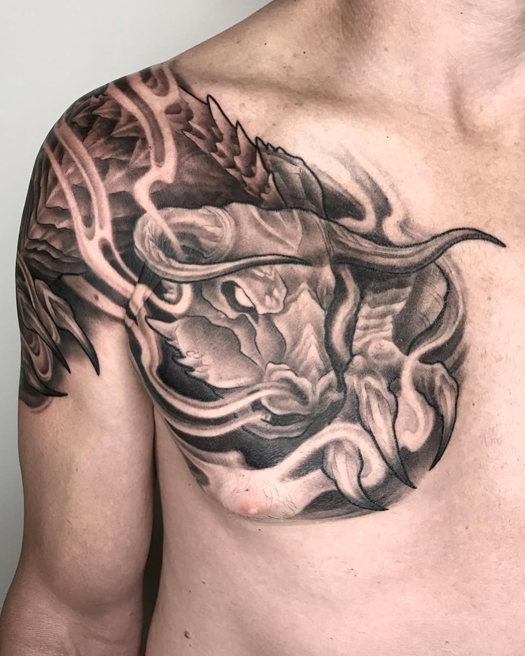 Tattoo by @imperialtattoo — black_and_grey, realism