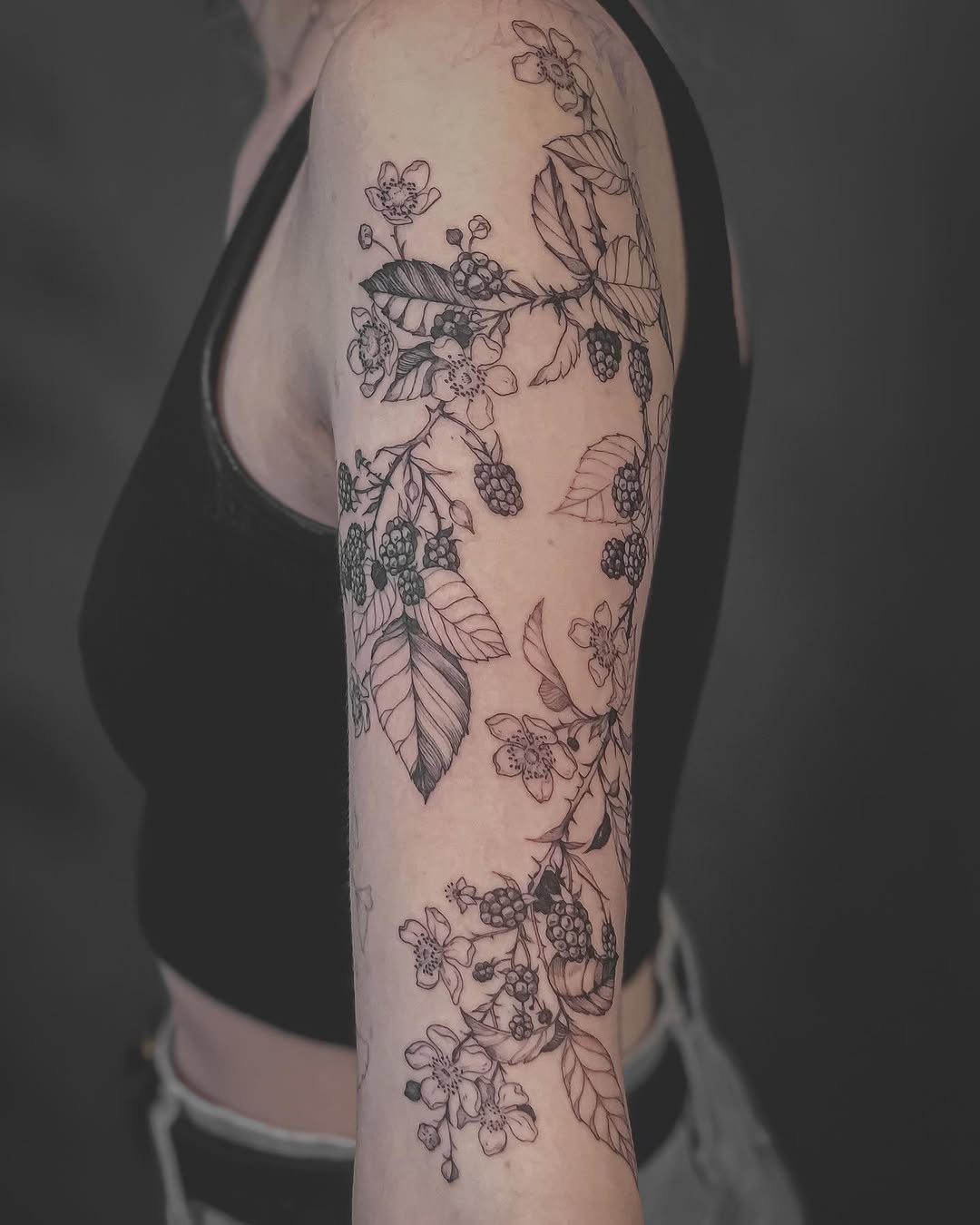 Tattoo by @bones.botany.tattoo — fine_line, illustrative
