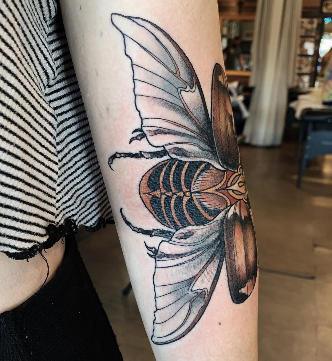 Tattoo by @kyleolson — illustrative, realism