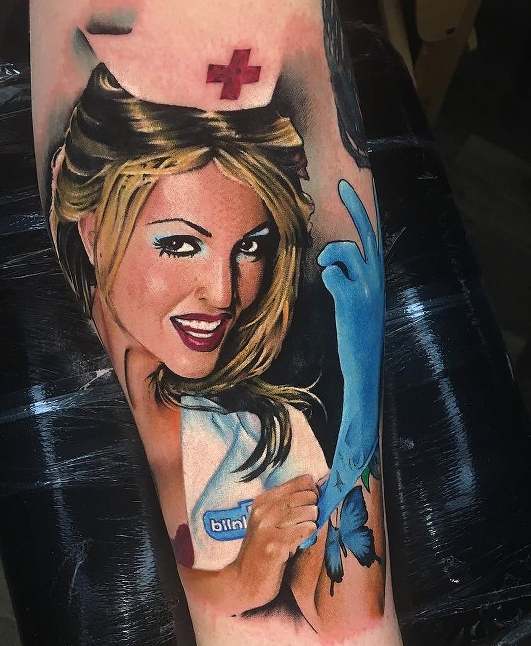 Tattoo by @clumsysurgeon — realism, trash_polka
