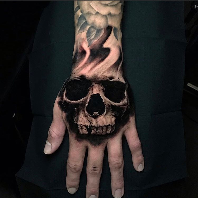 Tattoo by @arenwave — realism, black_and_grey