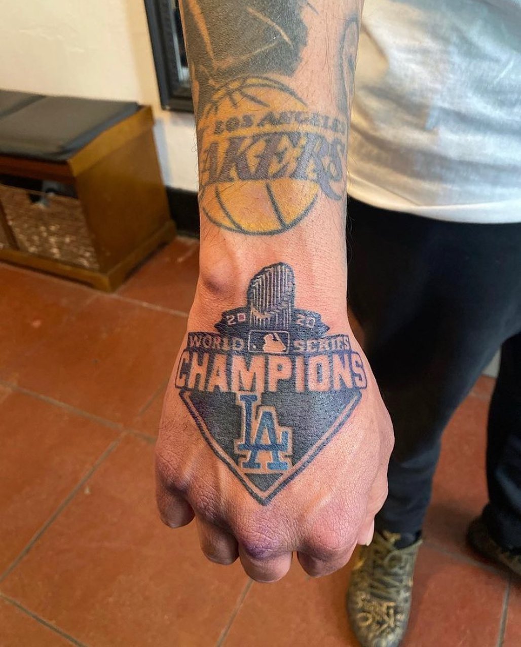 Tattoo by @longbeachskinportfolio — lettering_script, illustrative