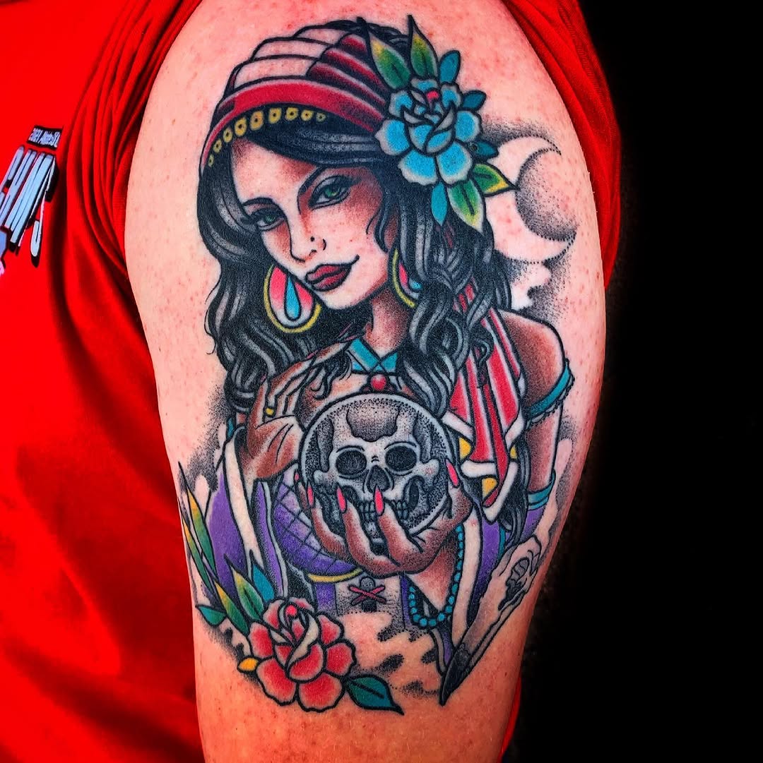 Tattoo by @sloanxkettering — american_traditional, illustrative