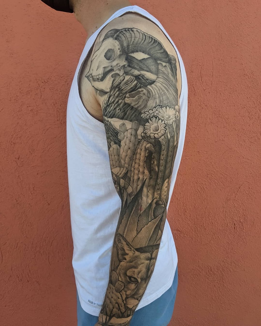 Tattoo by @fortune_glory — realism, black_and_grey