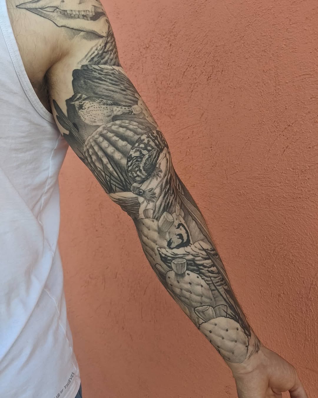 Tattoo by @fortune_glory — realism, black_and_grey