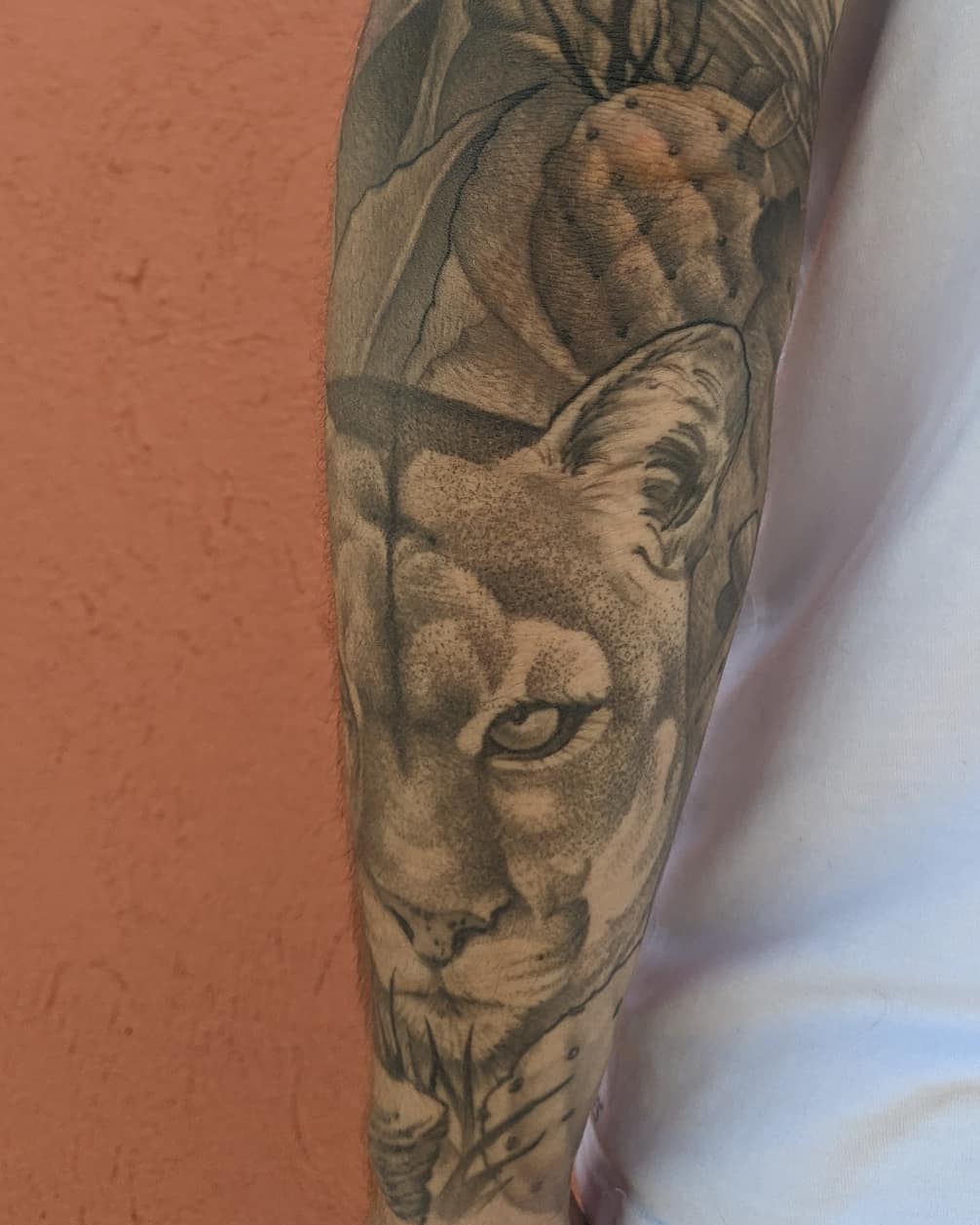 Tattoo by @fortune_glory — realism, black_and_grey