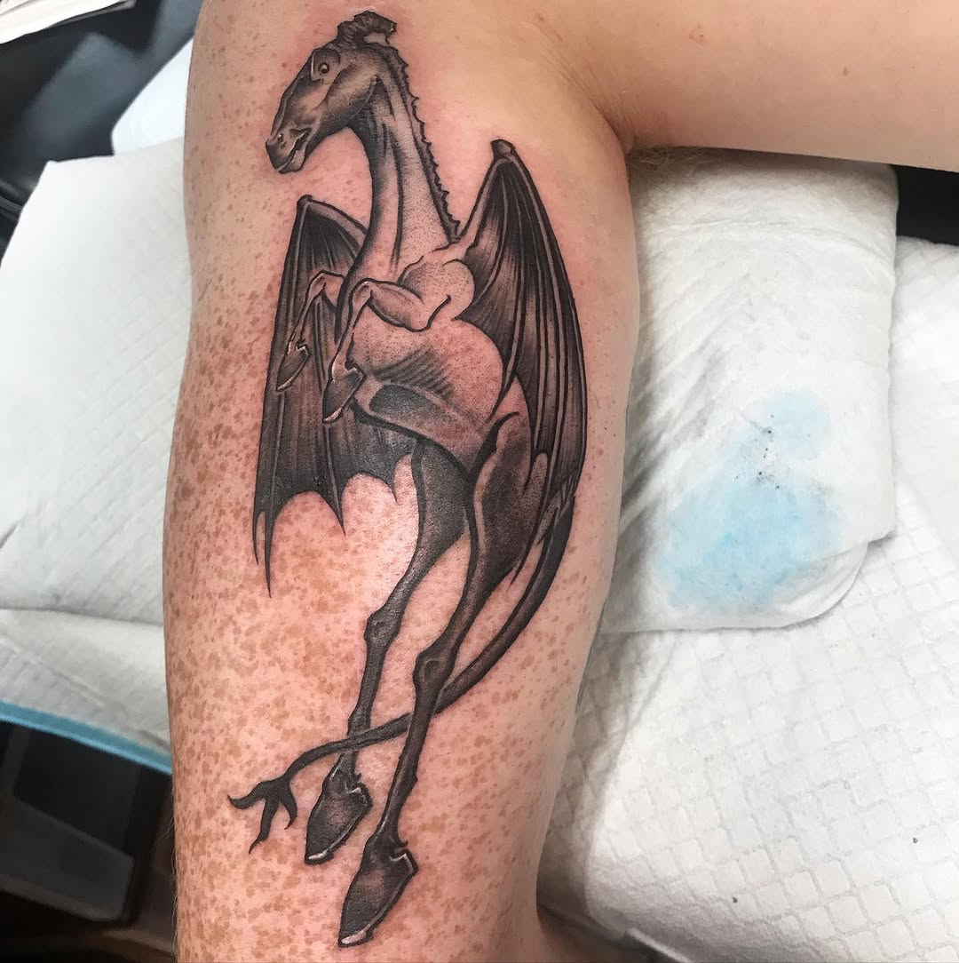 Tattoo by @rae__bies — realism, black_and_grey