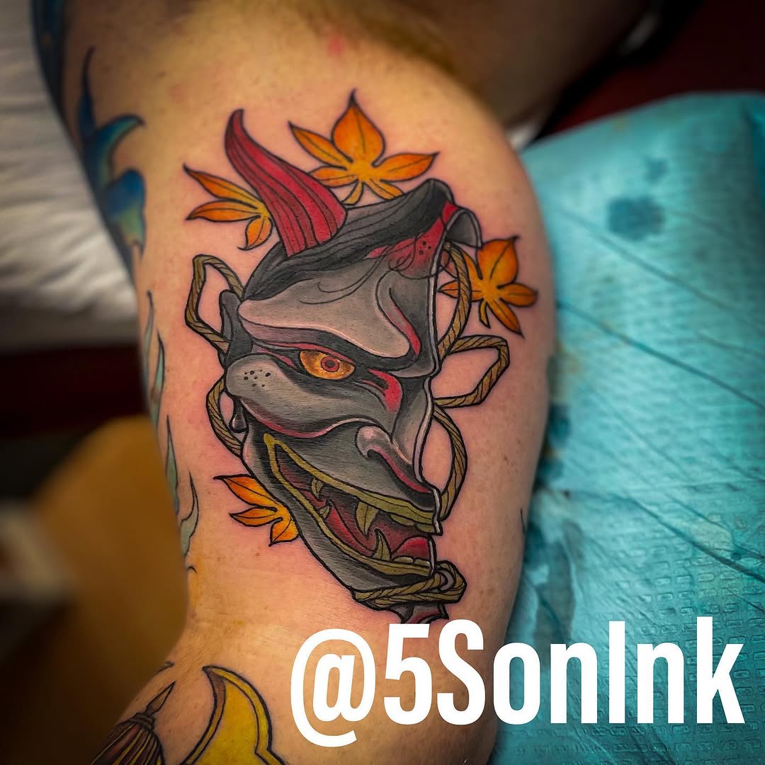 Tattoo by @5sonink — japanese_irezumi, illustrative