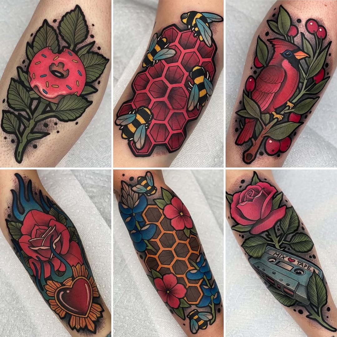 Tattoo by @tony_wayne — american_traditional, neo_traditional