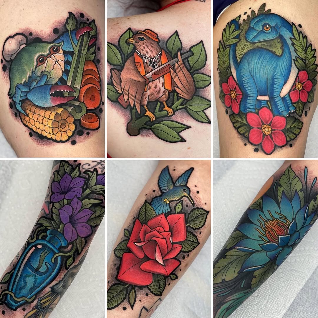 Tattoo by @tony_wayne — american_traditional, neo_traditional