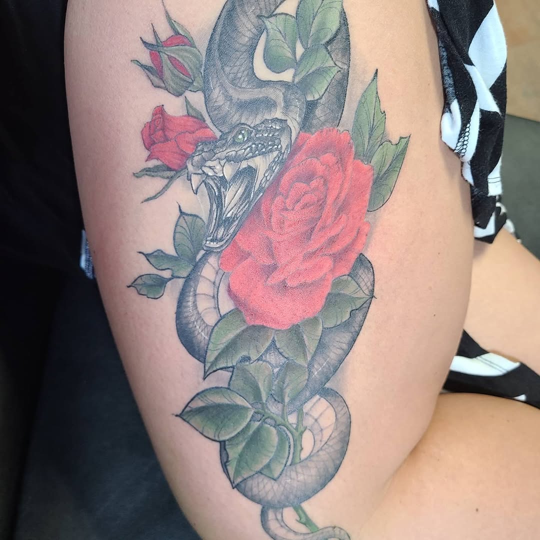 Tattoo by @tattoos.by.kd — realism, black_and_grey