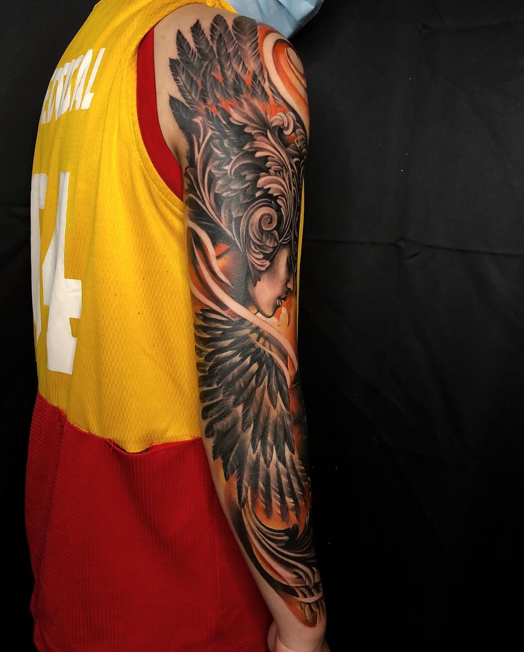 Tattoo by @micogeologo_tattoo โ realism, black_and_grey