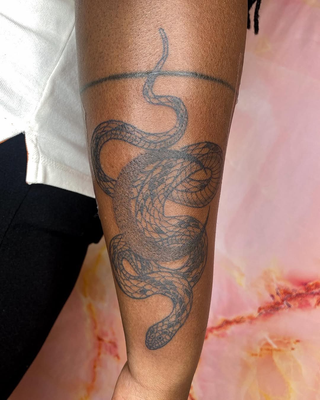 Tattoo by @valvntin — black_and_grey