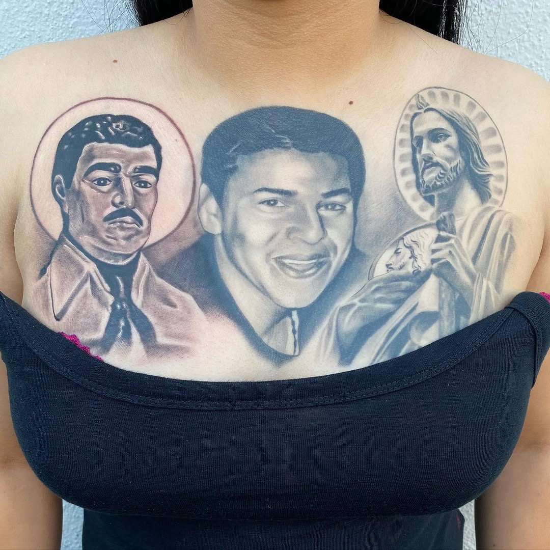 Tattoo by @dave_duck — realism, black_and_grey