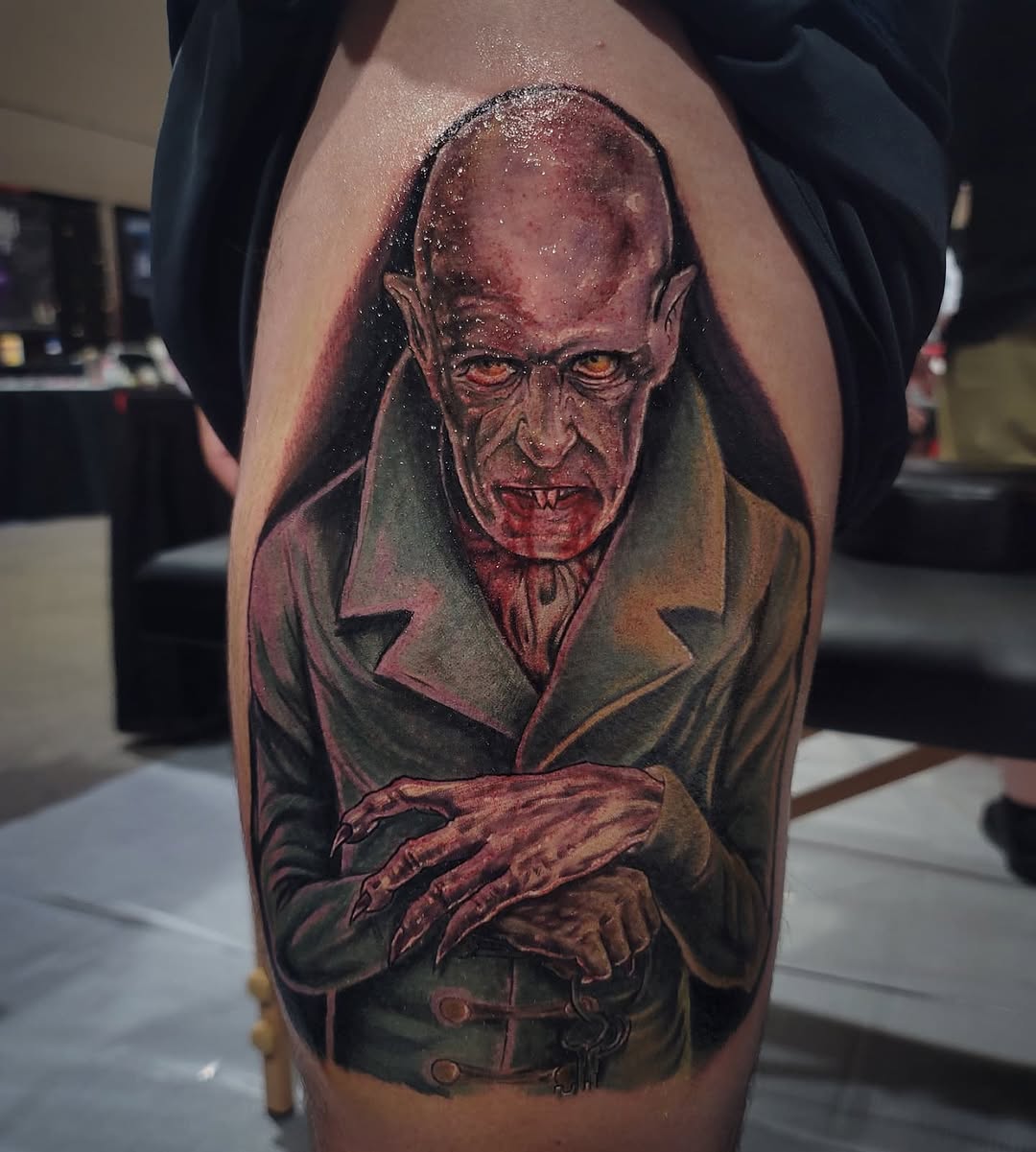 Tattoo work at Big Sky Tattoo Expo 2026