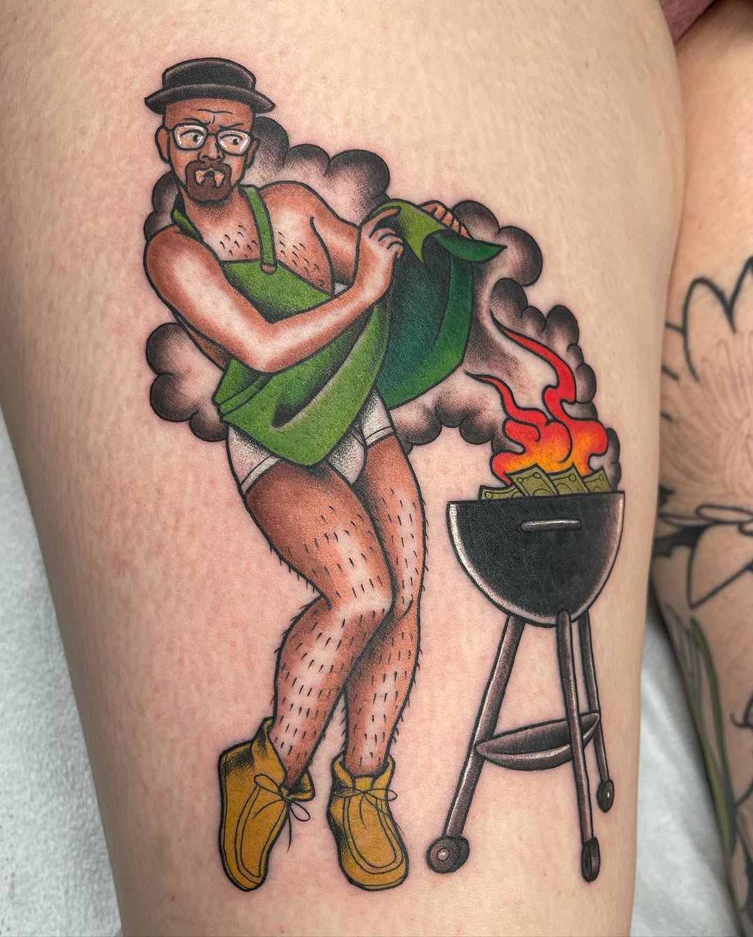 Tattoo by @annappley — american_traditional, illustrative