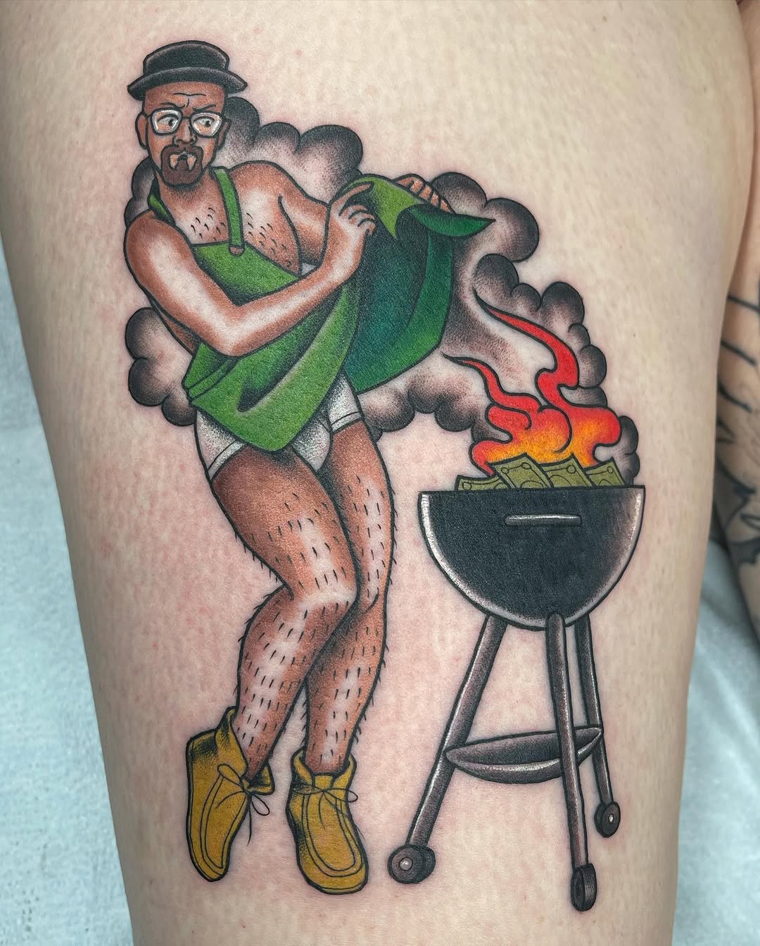 Tattoo by @annappley — american_traditional, illustrative
