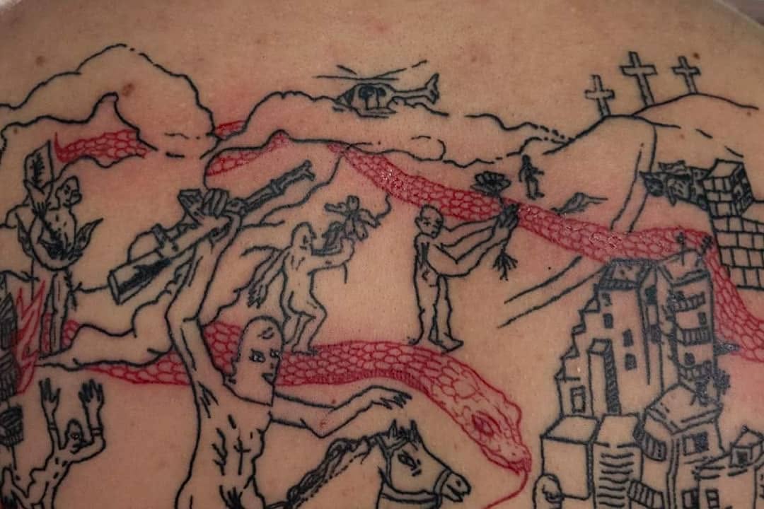 Tattoo by @kyklothymia — ignorant, sketch