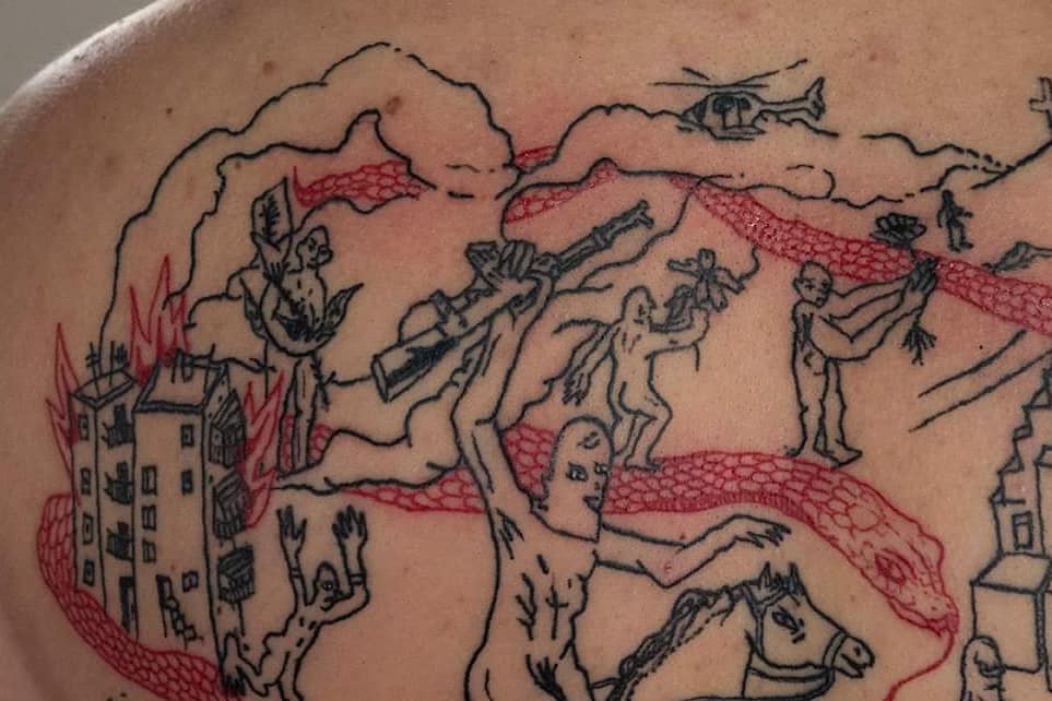 Tattoo by @kyklothymia — trash_polka