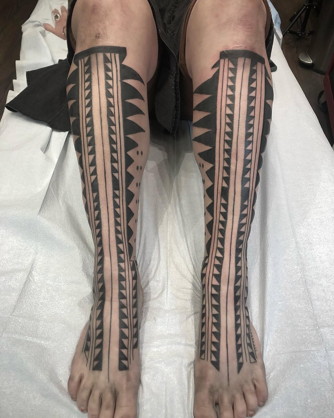 Tattoo by @needlerelic_tattoo — tribal, blackwork