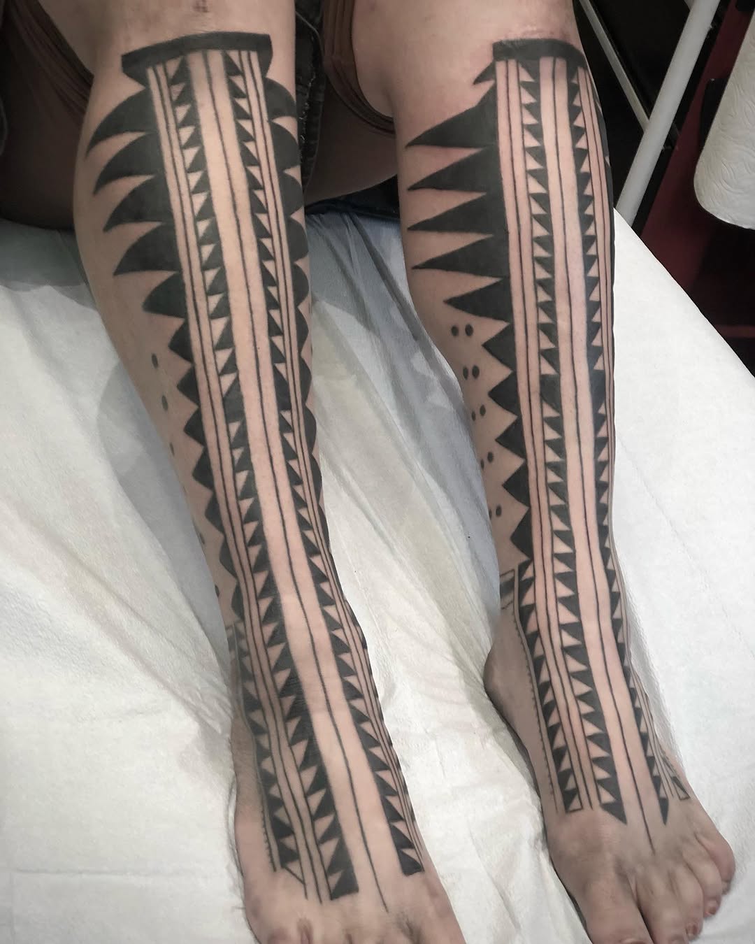 Tattoo by @needlerelic_tattoo — tribal, blackwork