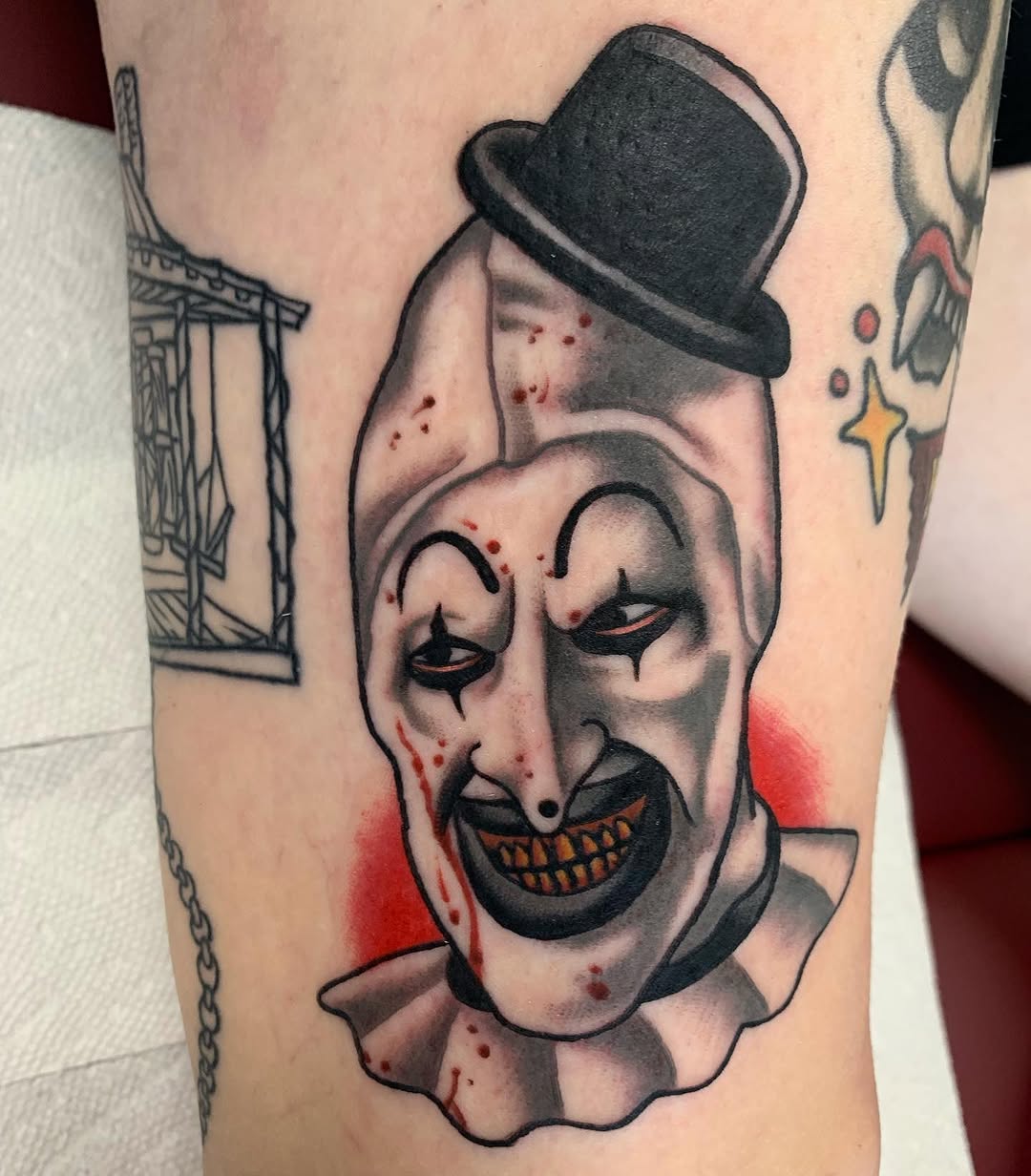 Tattoo by @fearlessfoxes — black_and_grey, realism